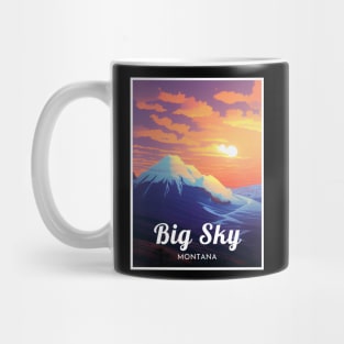 Big Sky Montana United States ski Mug